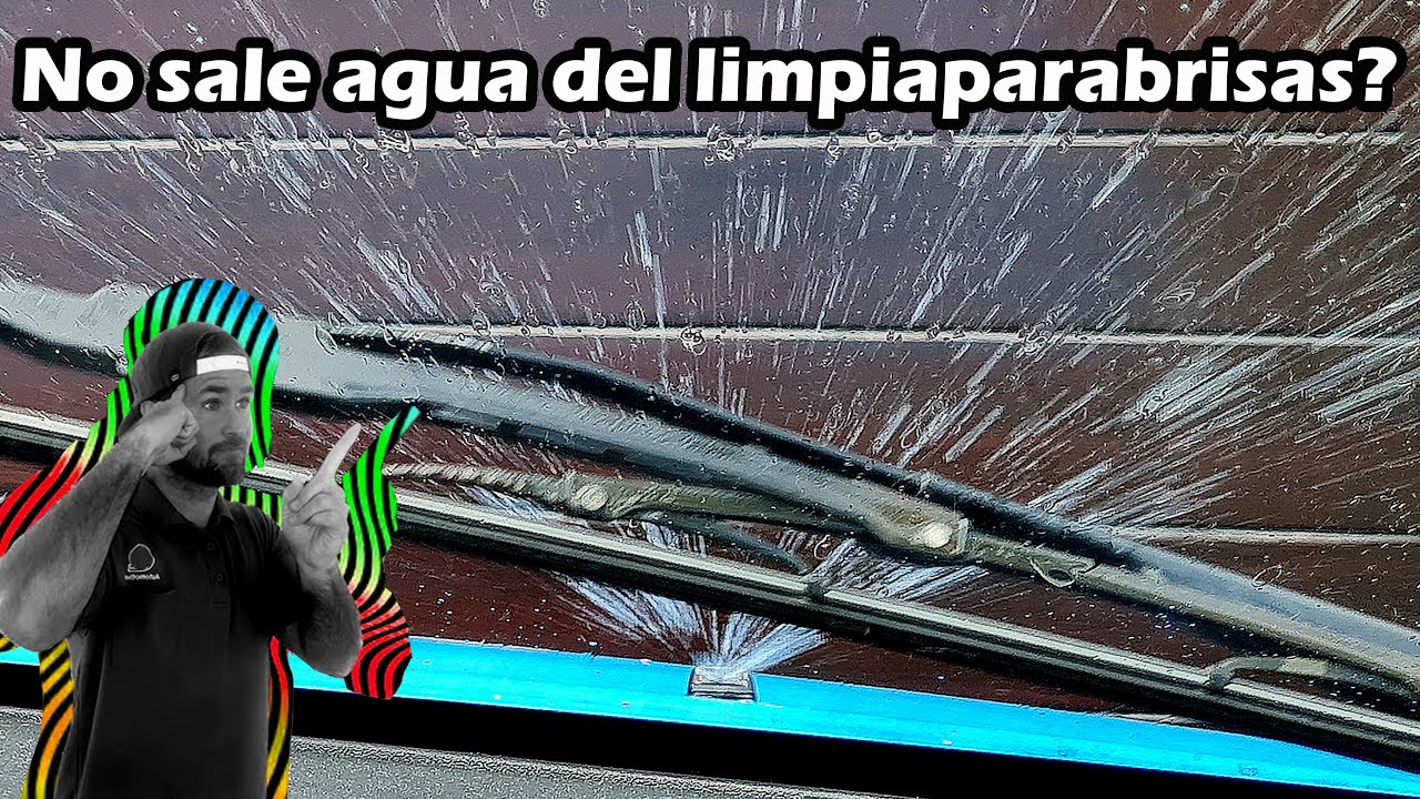 NO sale AGUA del limpiaparabrisas? - SOLUCION paso a paso