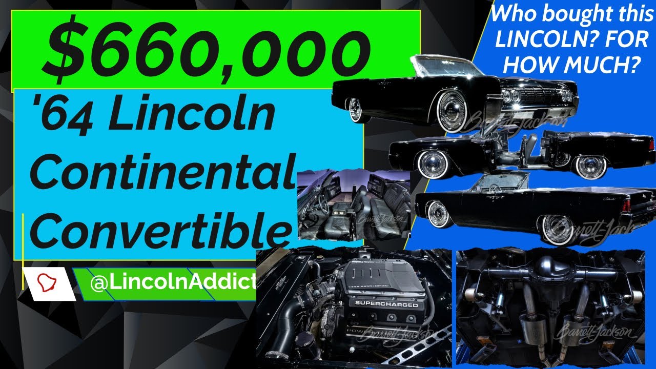 $660,000 1964 Lincoln Continental & Who Bought IT!?!