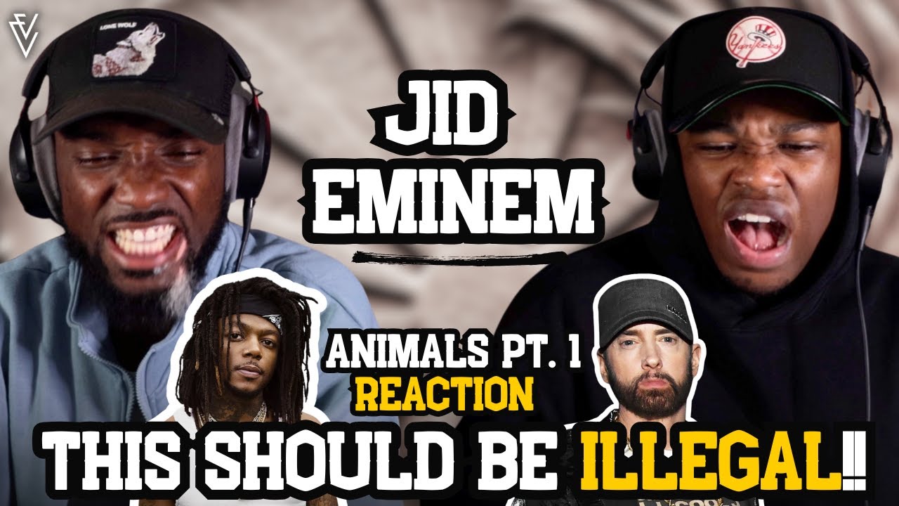 SHEESH...THIS IS INSANE!! | JID & Eminem - Animals Pt. 1 | FIRST REACTION