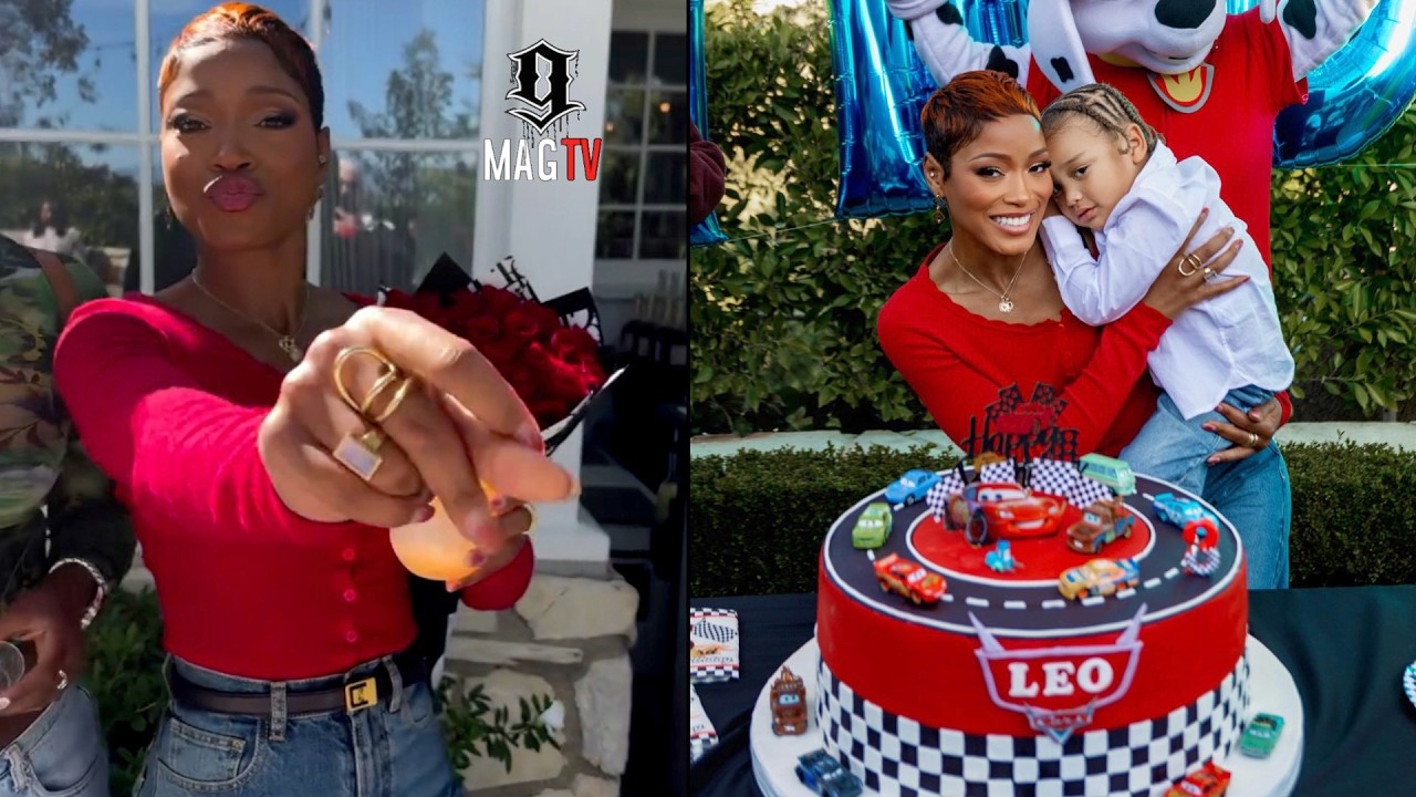 Keke Palmer Host 3rd B-Day Party For Son Leo! 🚘