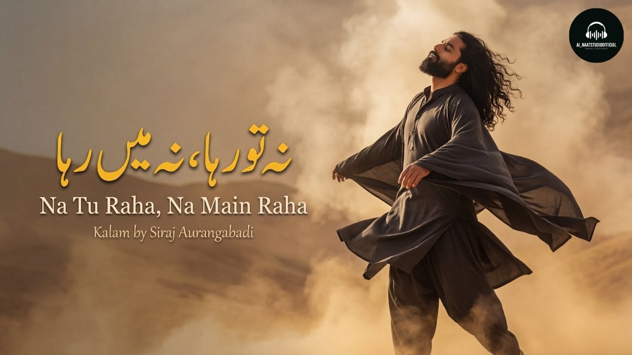 Na Tu Raha Na Main Raha | Urdu Sufi Ghazal | Siraj Aurangabadi | AI_NaatStudioOfficial