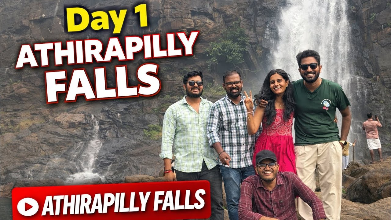 Day 17 Kerala trip started | Bhahubali Falls🌊 | Friends gola🤭