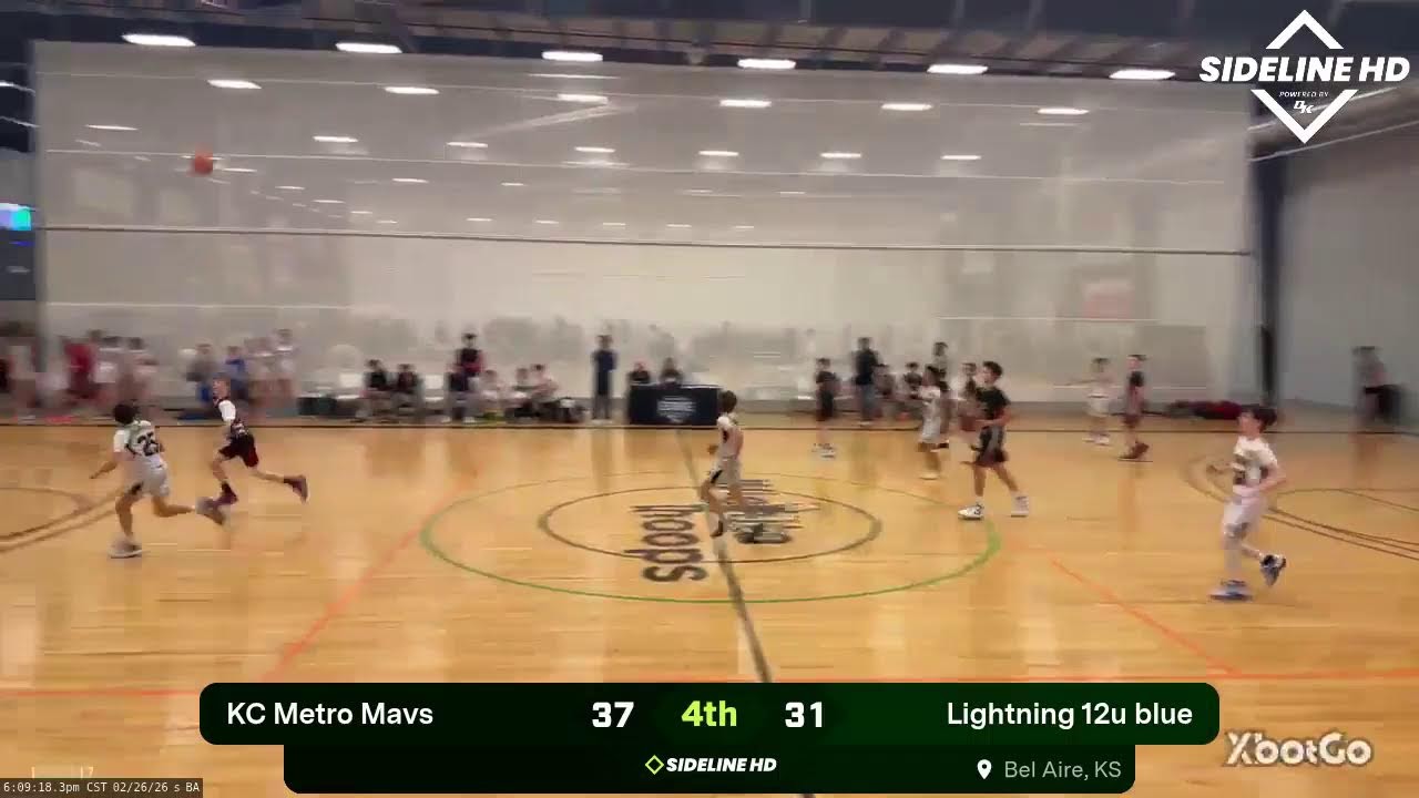 Lightning 12u blue vs. KC Metro Mavs (2026.02.26)