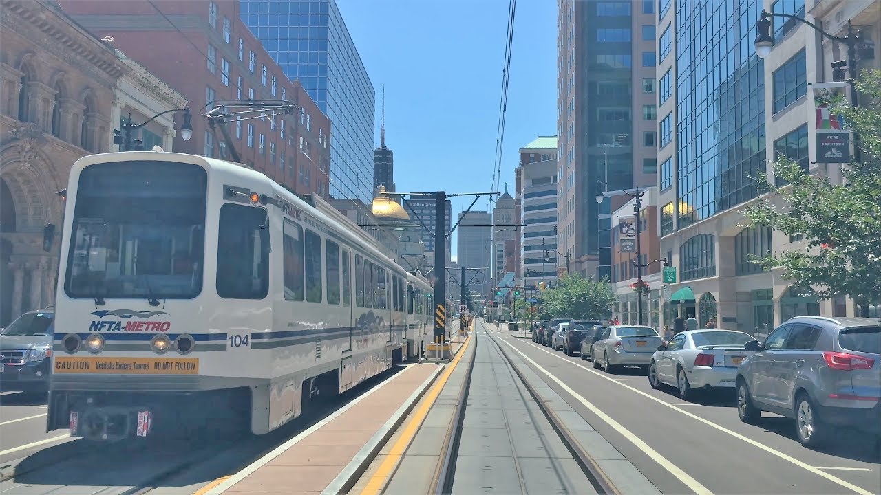 Driving Downtown - Buffalo 4K - New York USA
