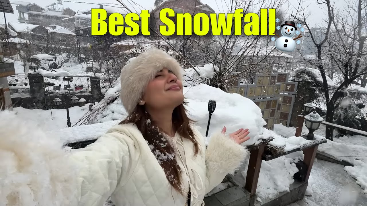 Craziest SNOWFALL in Manali Ever! ❄️