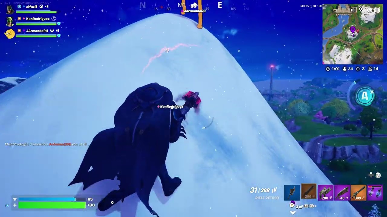 Fortnite Clasificatoria | Trio con desconocidos 35 kills | XBOX SERIES X 60 FPS