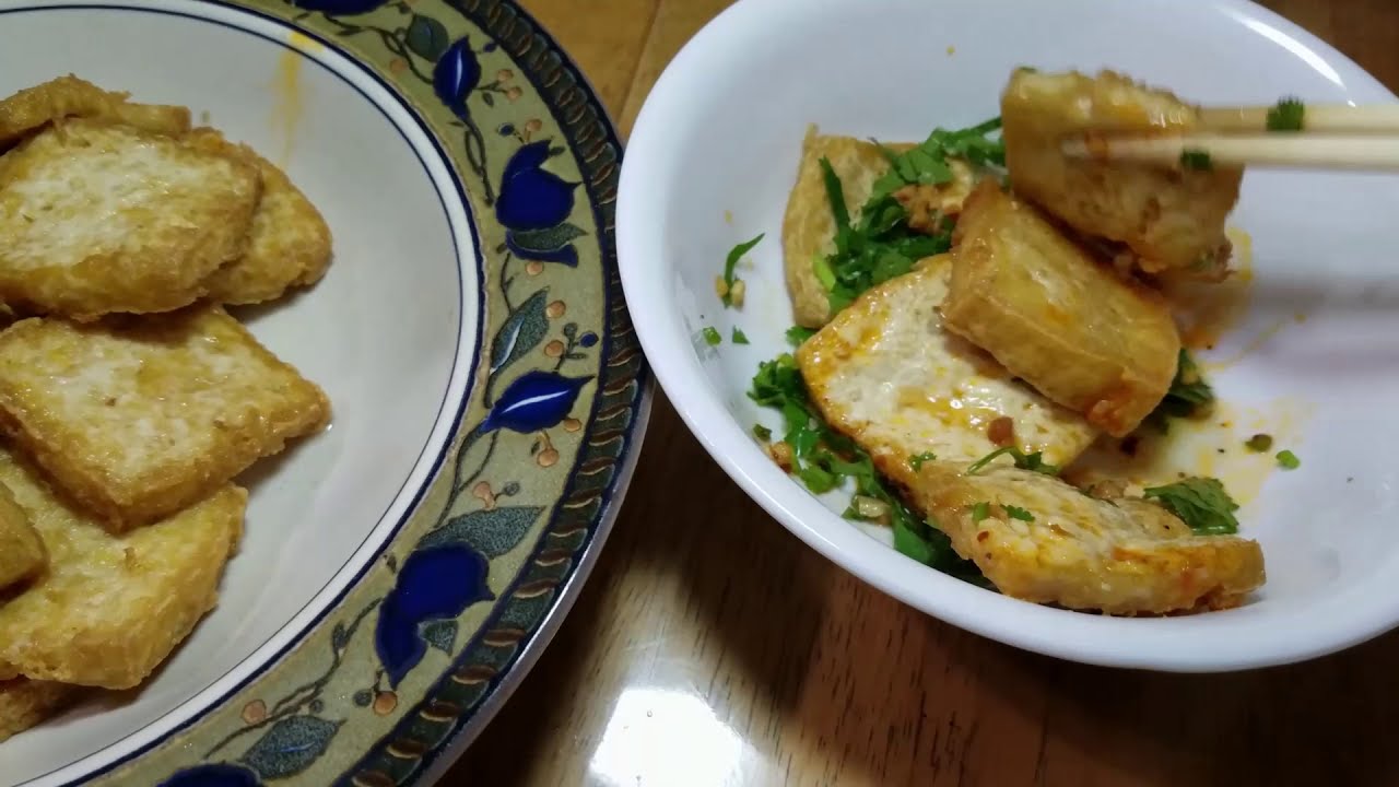 难忘初心，牢记臭豆腐，我最爱的中国传统街头小吃（How to make fried stinky tofu, my favorite traditional Chinese street food)
