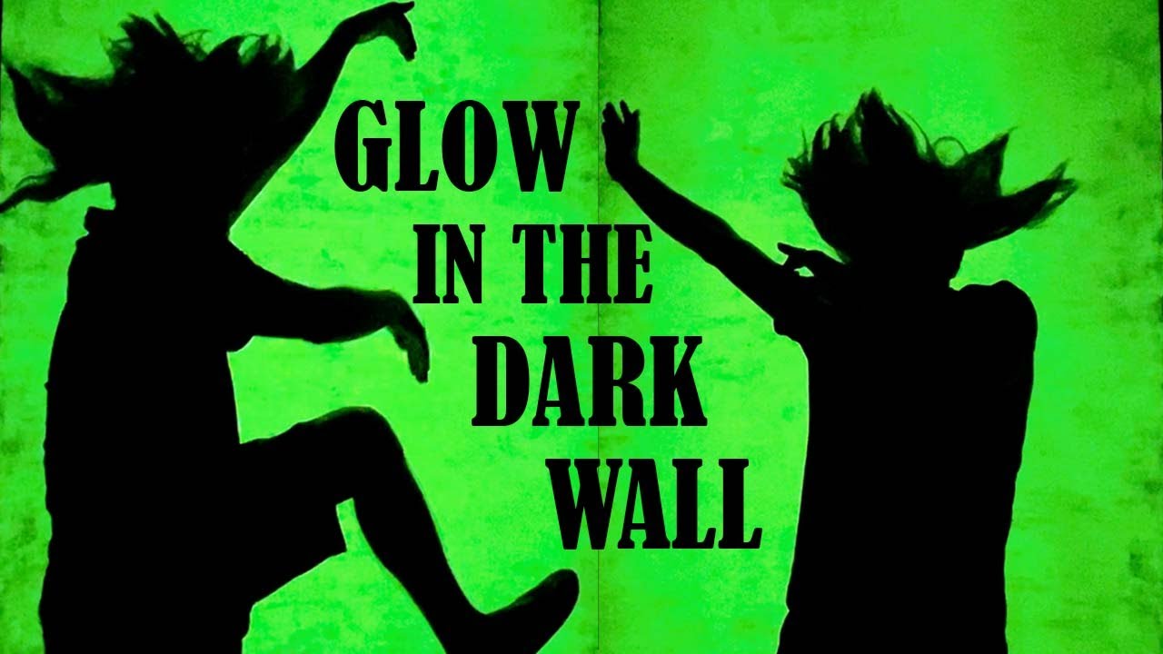 How To Make a GLOW IN THE DARK WALL The Most Simple and CHEAPEST Way!