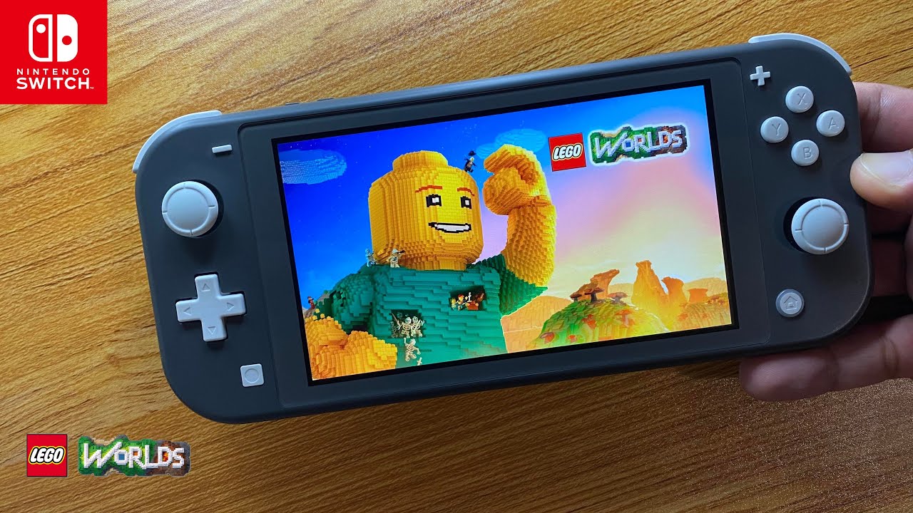 LEGO Worlds Nintendo Switch Lite Gameplay