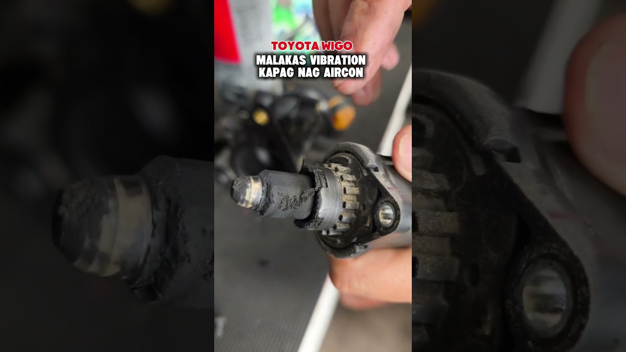 Toyota wigo engine vibration during idle and ac on