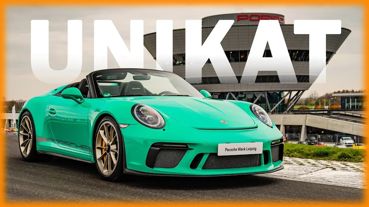 Shooting the 911 SPEEDSTER in PTS JADE GREEN at Porsche Leipzig - CRAZY!