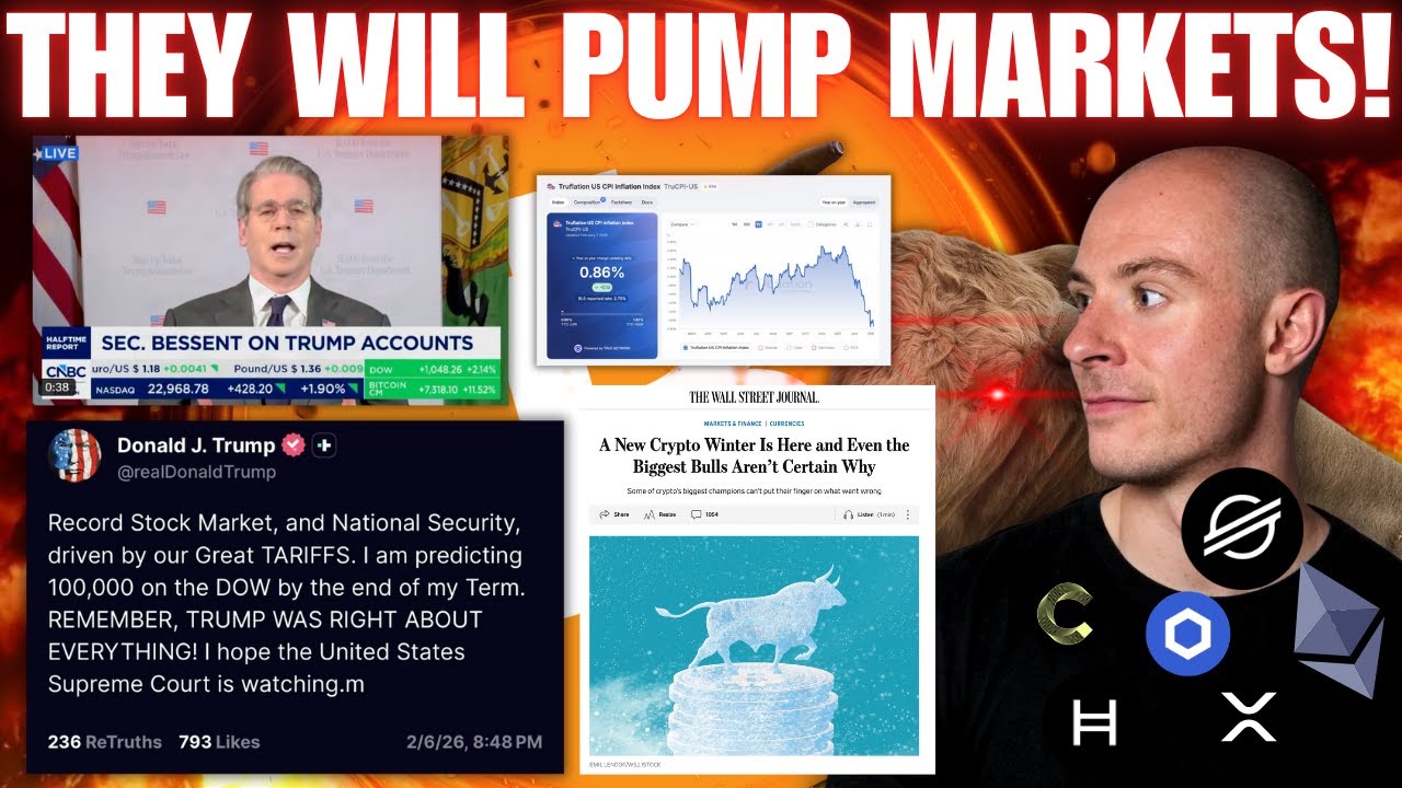 The US Government Will *PUMP* Markets!! DXY Breakdown, Inflation Slain, FED To Cut = Market Meltup!!