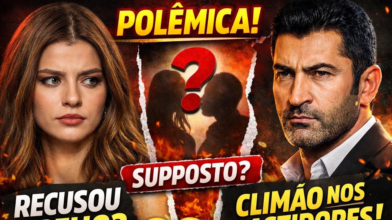Afra Saraçoğlu SUPOSTAMENTE recusa beijo com Kenan İmirzalıoğlu 😱🔥/ #turcos 