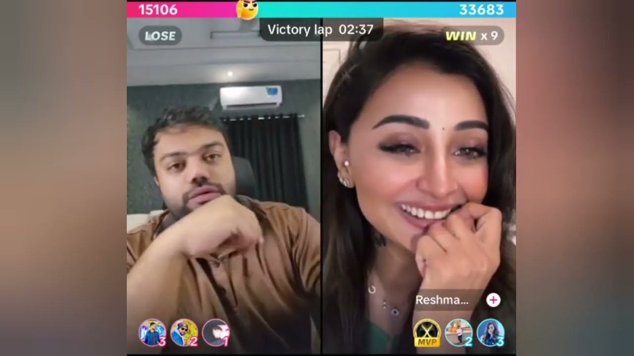 Ducky Bhai live tiktok match with Reshma | Ducky Bhai funny tiktok live | Ducky VS Reshma