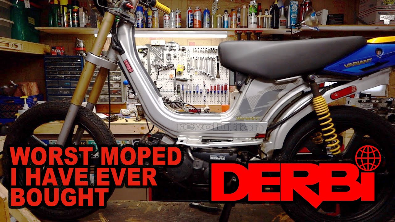 Худшая покупка мопеда! Я купил Derbi Revolution Variant, и ему нужно много чего.