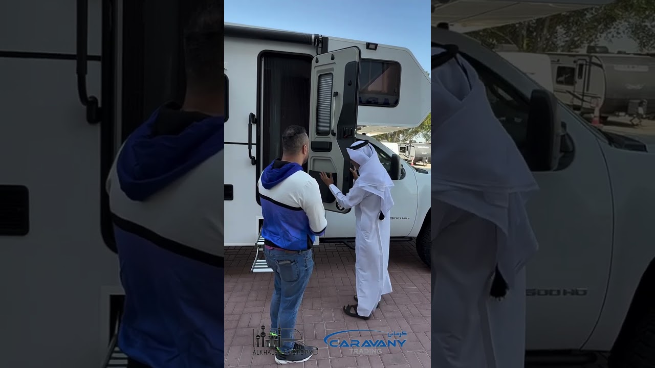 الجزء الاول و تغطية لكرفانات مصنع الخالد للكرفات من دولة الكويت 🇰🇼 بعدسة كرفاني للتجارة