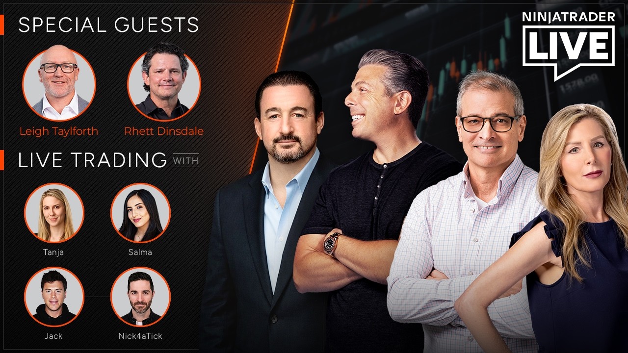 NinjaTrader Live | Dan Roos, Leigh Taylforth + Rhett Dinsdale, Tanja + Salma, Nick + Jack (9/21/26)