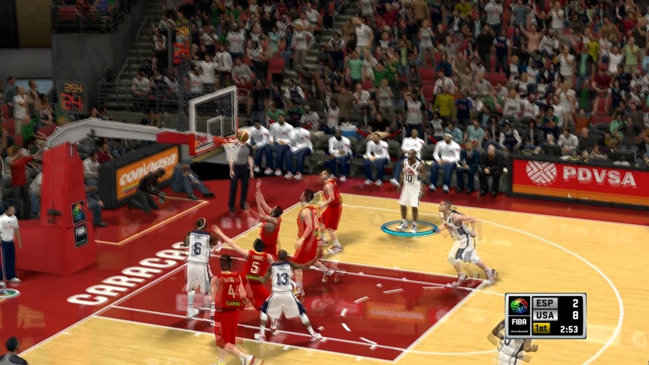 FIBA 2k12 - USA vs. Spain [PC]