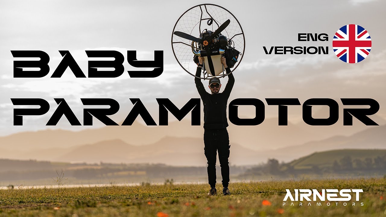 Baby paramotor - small paramotor from Airnest Paramotors - review