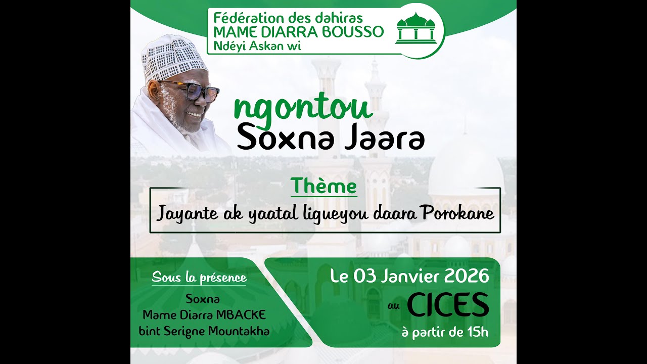 EN DIRECT - NGONT SOXNA JAARA - EDITION 2026