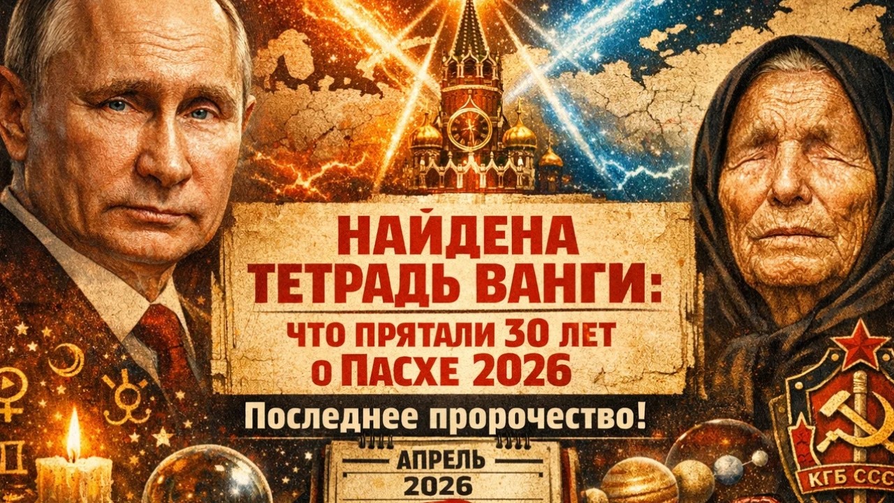 НАЙДЕНА ТЕТРАДЬ ВАНГИ: что прятали 30 лет о Пасхе 2026! Последнее пророчество!