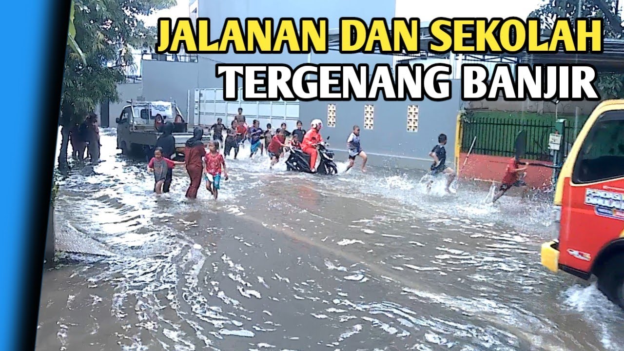 Banjir jalanan srengseng kembangan jakbar