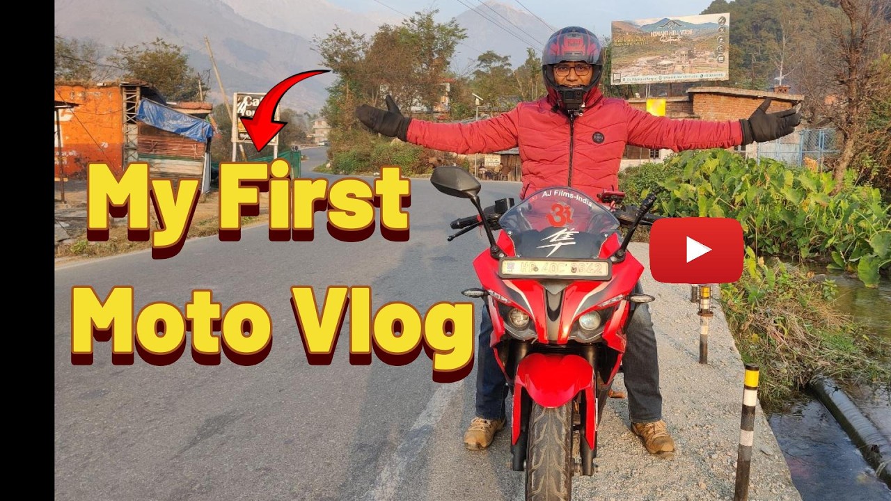 My First Moto Vlog with my Pulsar RS 200🏍️📹