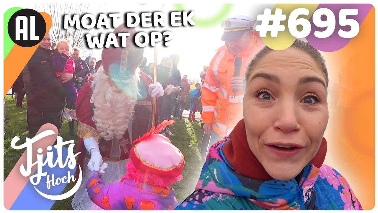 De INTOCHT van SINTERKLAAS (Broeksterwoude) // Tjits Vlog #695