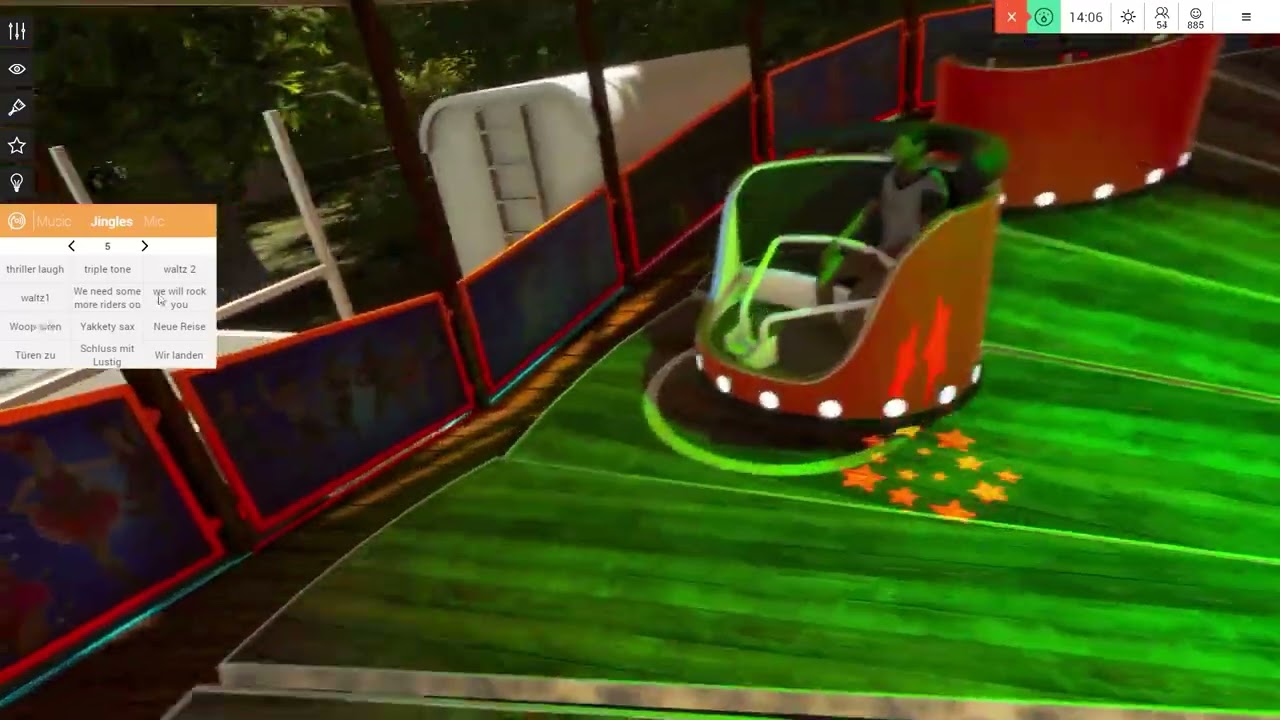 Virtual Rides 3 - Waltzer Extreme Ride (Game over again!)With Jingles & Tunes!