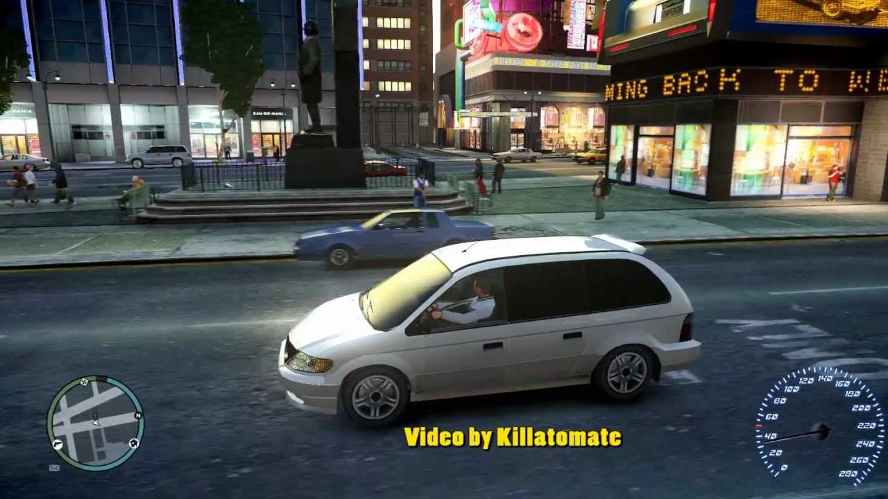 GTA4: Realistic Driving 1.3 + iCEnhancer 2.1 - Gameplay 1080p FXAA HD Textures
