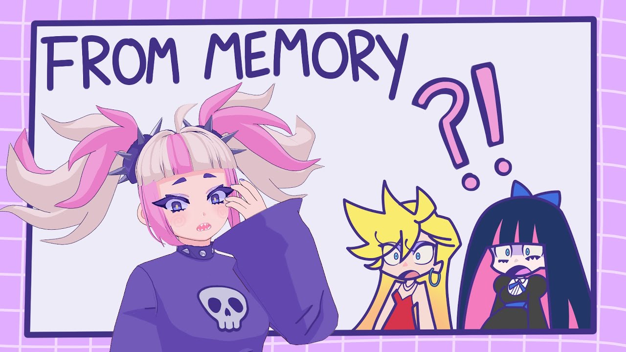 I Tried Drawing Panty & Stocking From Memory… This Got Messy