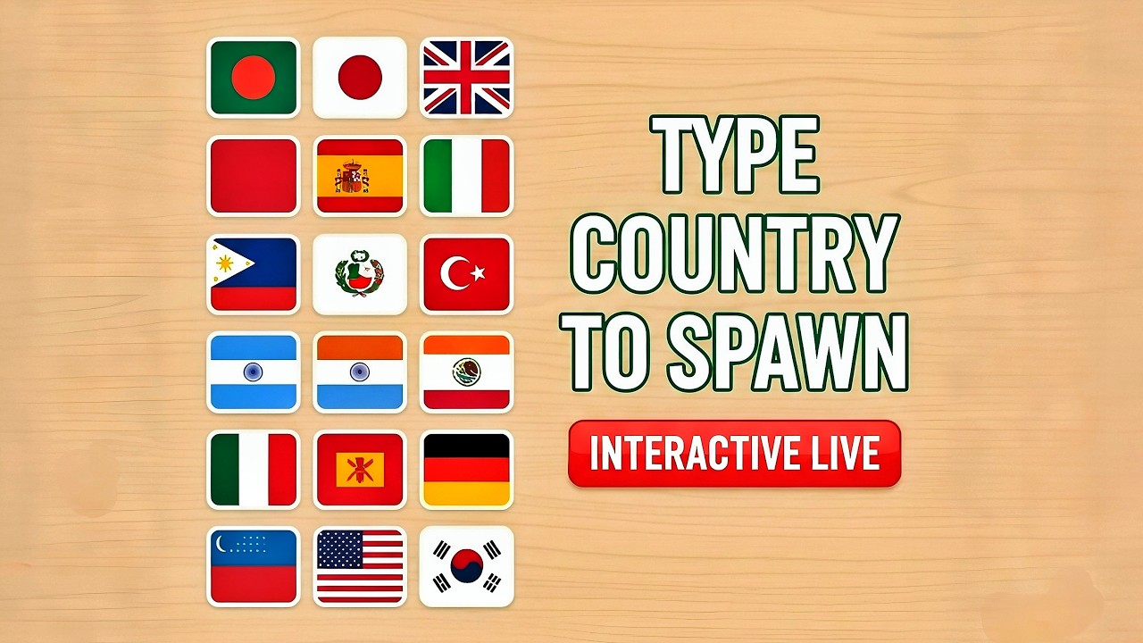 Country Flags Battle - Type Your Country | Learn Geography🌍28.02.2026