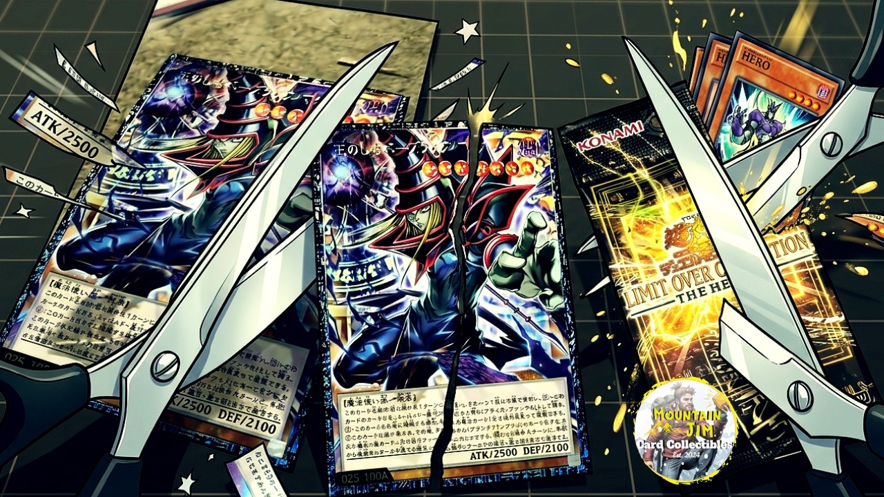 WARNING! Don't Play With Scissors And Rare $10K Numbered Cards At The Same Time!