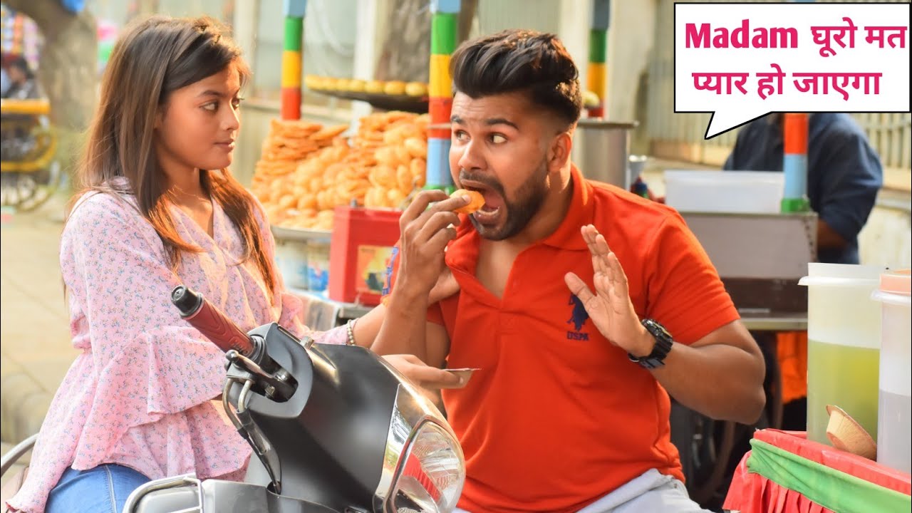 Golgappe Snatching Prank On Girl’s 😁😁 | Eating Pani Puri Prank 2023 | By Shainy Khan