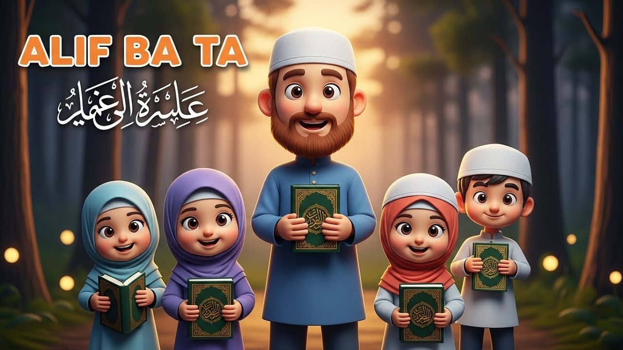 Alifun Baa | 3D Cartoon Song | ألف با | Arabic 29 Letters Song |
