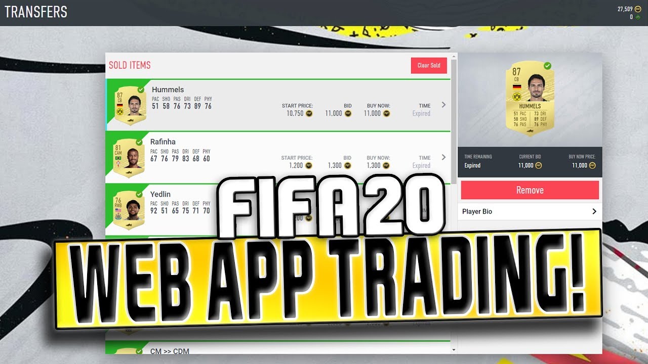 FIFA 20 WEB APP TRADING TIPS! | TRADING TO GLORY #1 | FIFA 20 ULTIMATE TEAM