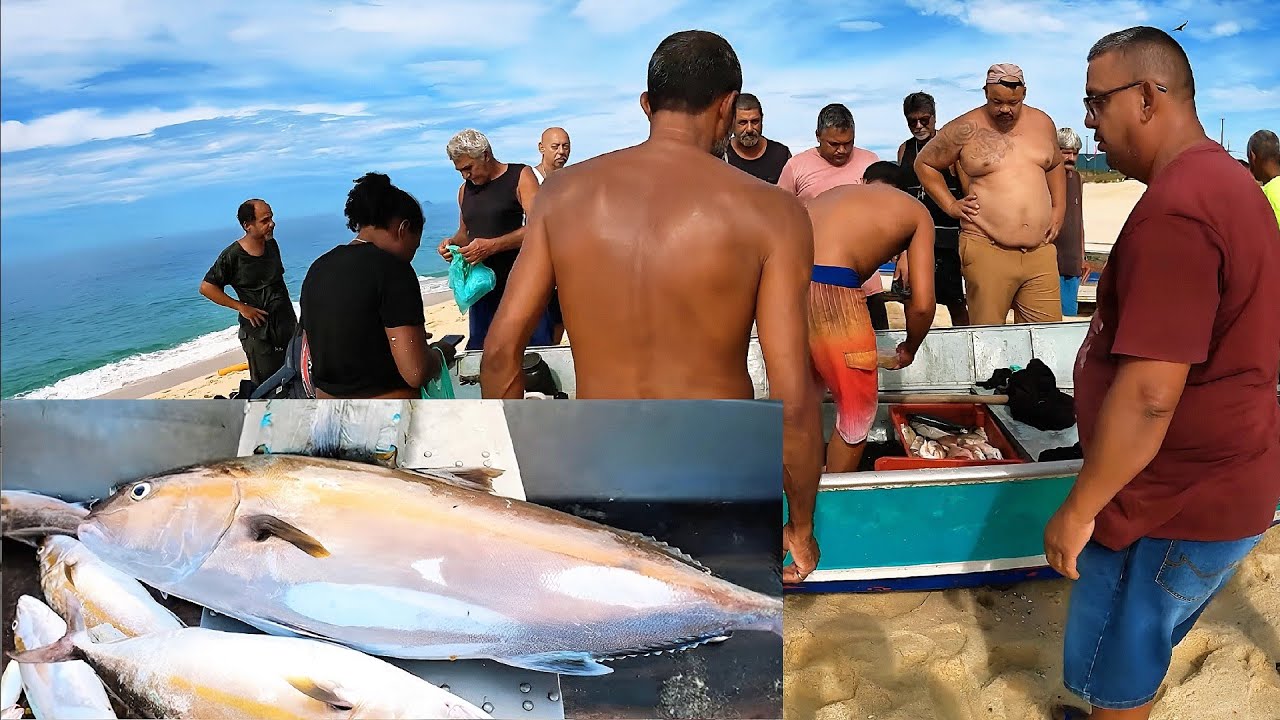 Itaipuaçu Maricá: peixe grande, mar calmo e dia lindo!