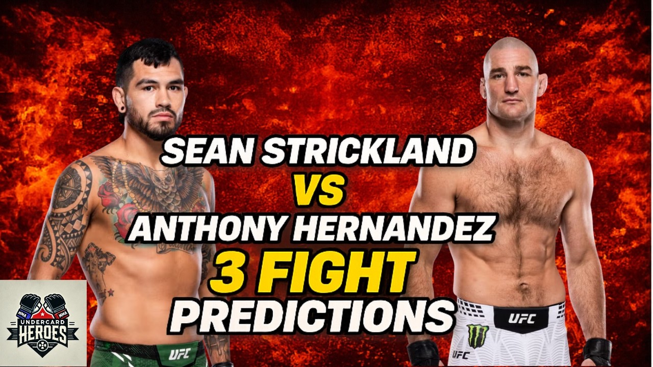 UFC Fight Night Picks & Predictions | Sean Strickland vs Anthony Hernandez Breakdown