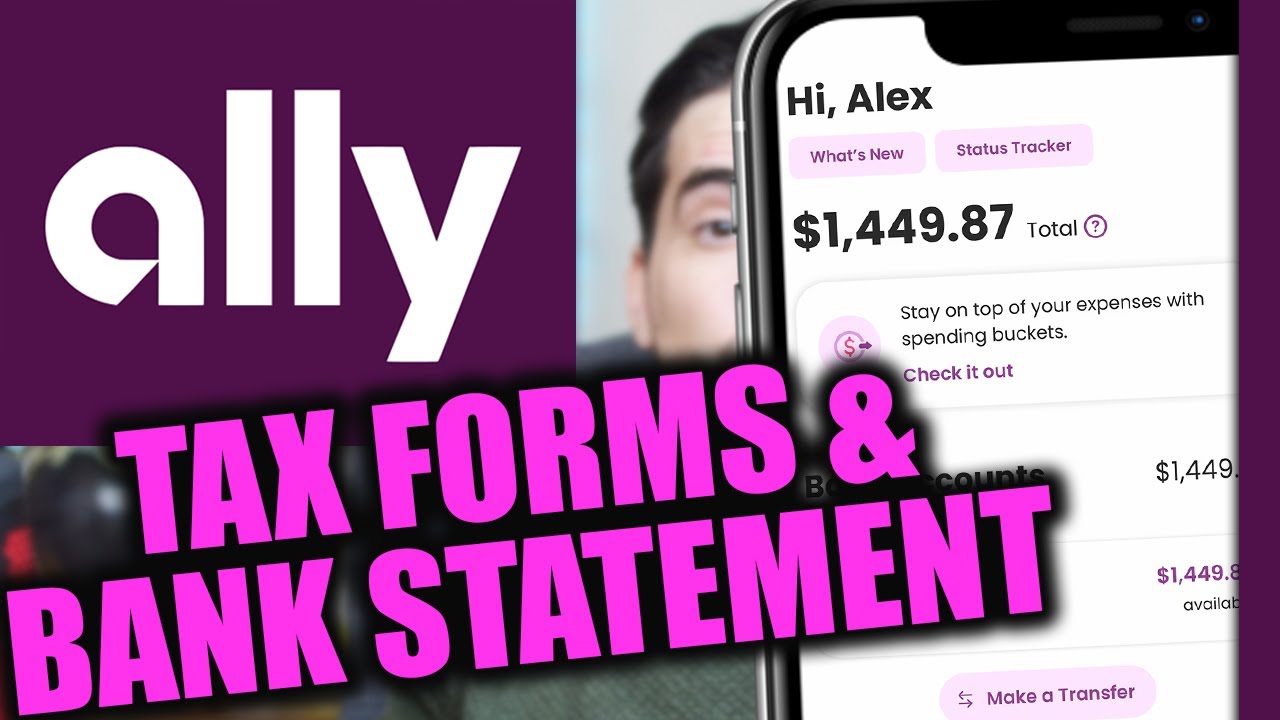 How to Find Statements & Tax Forms on Ally Bank (App)