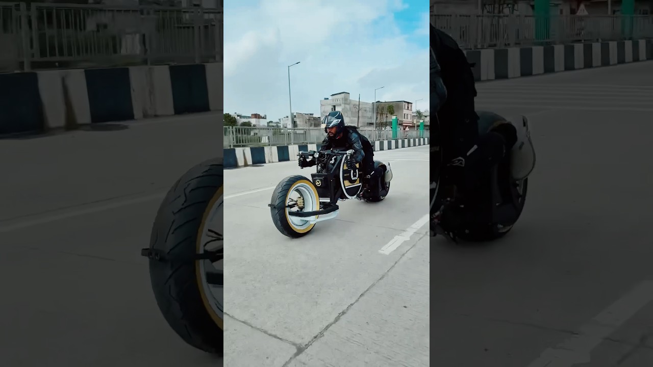 Futuristic Hubless Electric Motorcycle #shorts