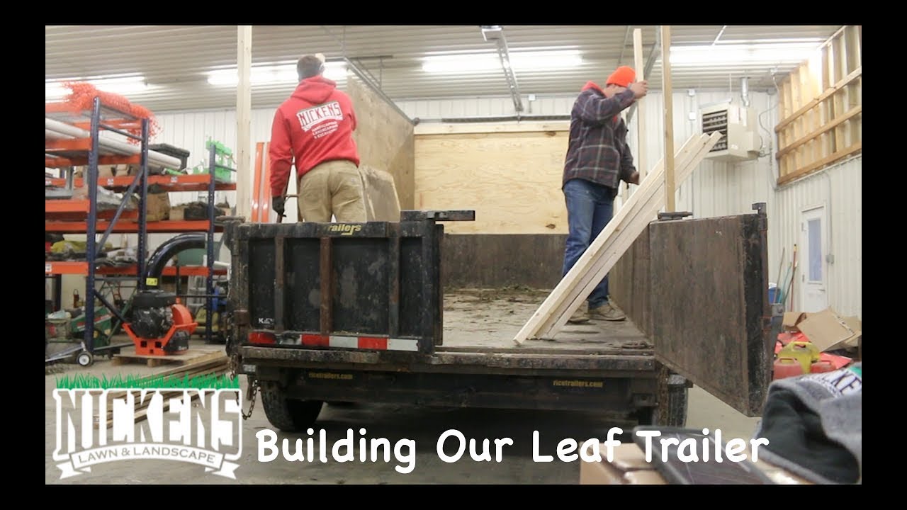 Not Quite Ready For Fall Cleanups | Leaf Box Construction and NEW EQUIPMENT