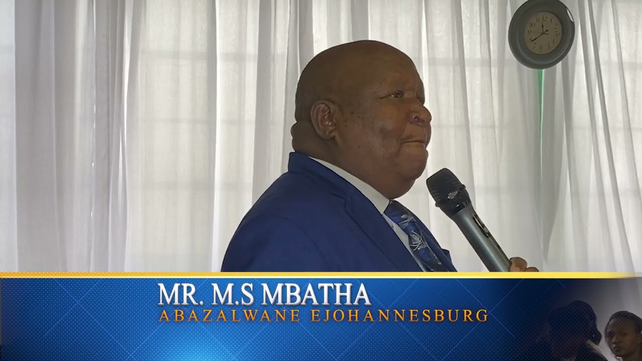 Mr. MS Mbatha | From Egypt to Canaan Sermon