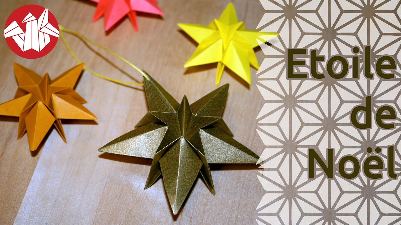 Origami - Etoile de Noël [Senbazuru]