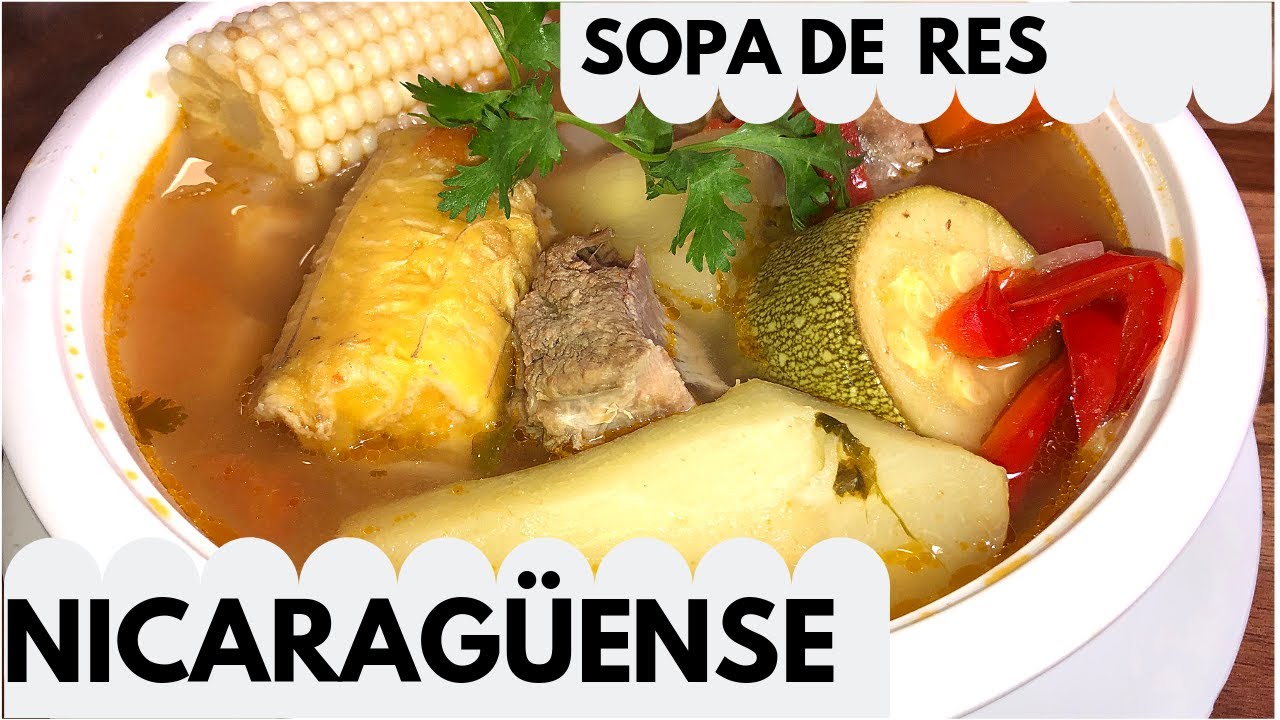 COMO HACER SOPA DE RES NICARAGÜENSE FACIL Y SALUDABLE