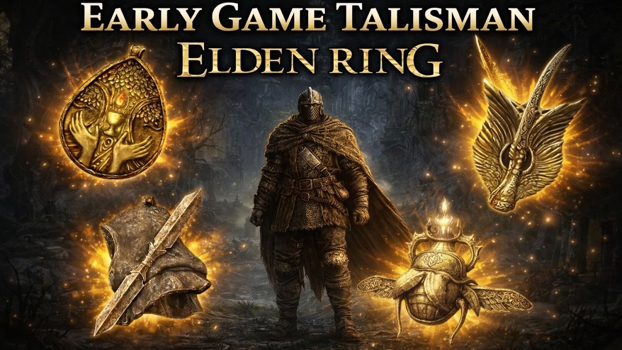 4 BEST Early Game Talismans in Elden Ring | Huge Damage, HP Regen & More #eldenring