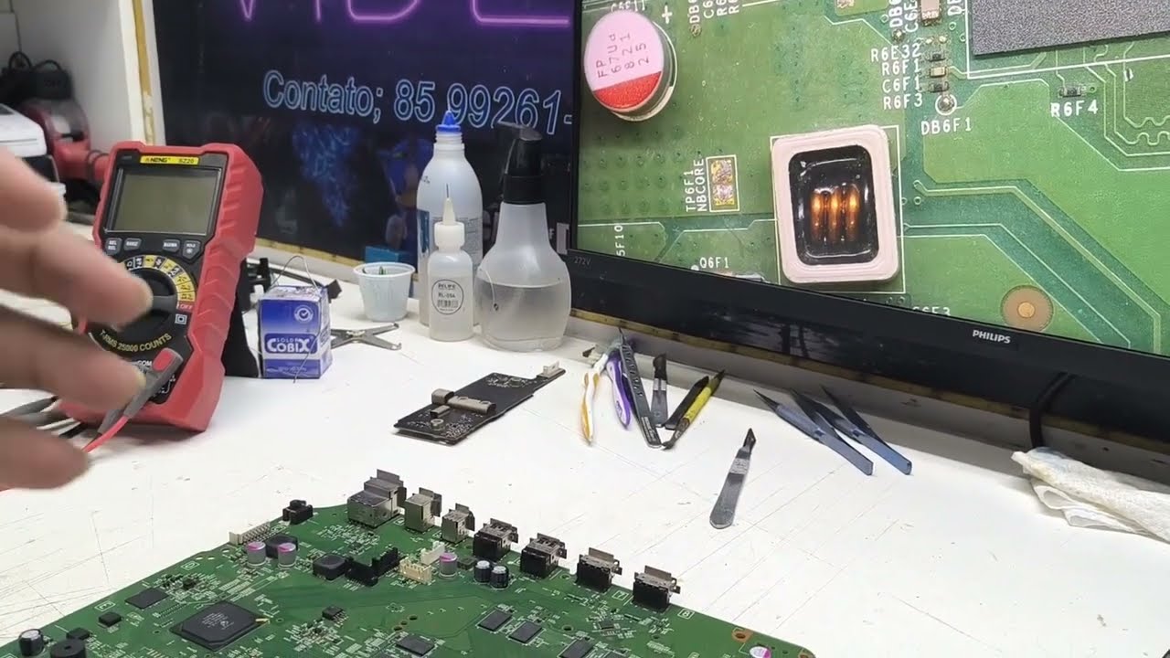 Xbox One S Liga e desliga, Chega a quase um ciclo de verificação mas desliga! defeito simples.