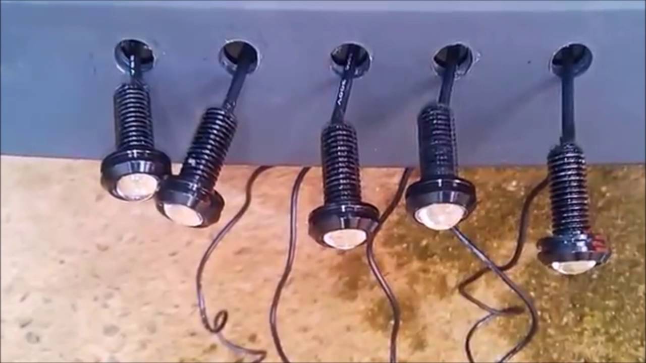 DRL Led Mini Milha Olho de Aguia, Eagle Eye
