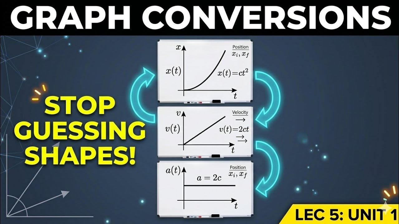 Graph Conversions Masterclass (Part 3) | Graphical representations of motion 