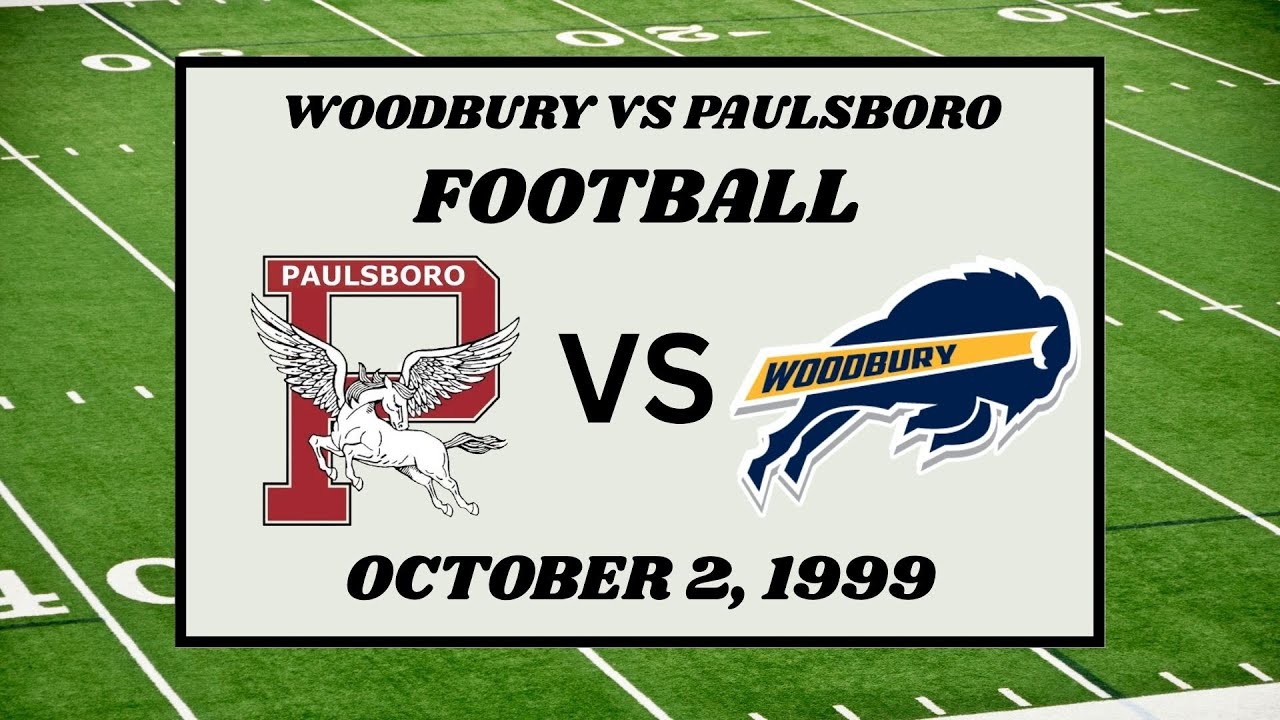 1999 Woodbury vs Paulsboro Football Regular season