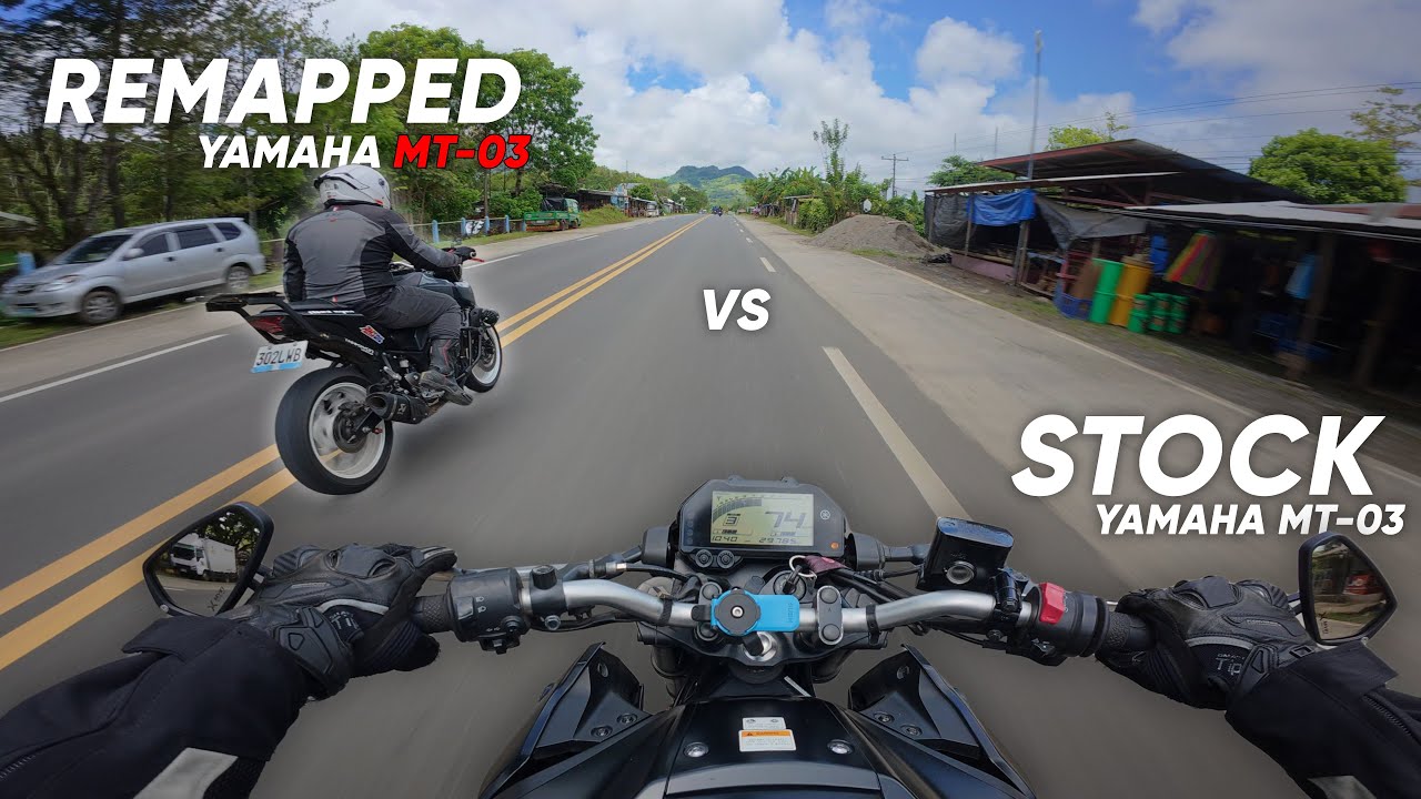 Remapped vs Stock | Yamaha MT-03